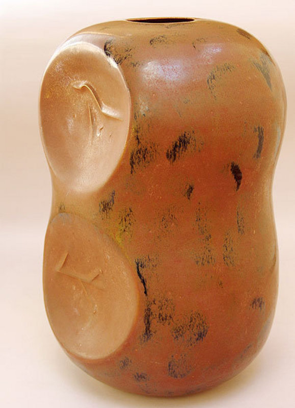 Large Modern Vase by Ohi Toshiro (Chozaemon X)