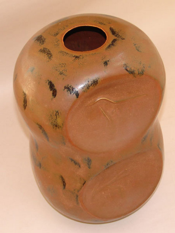 Large Modern Vase by Ohi Toshiro (Chozaemon X)