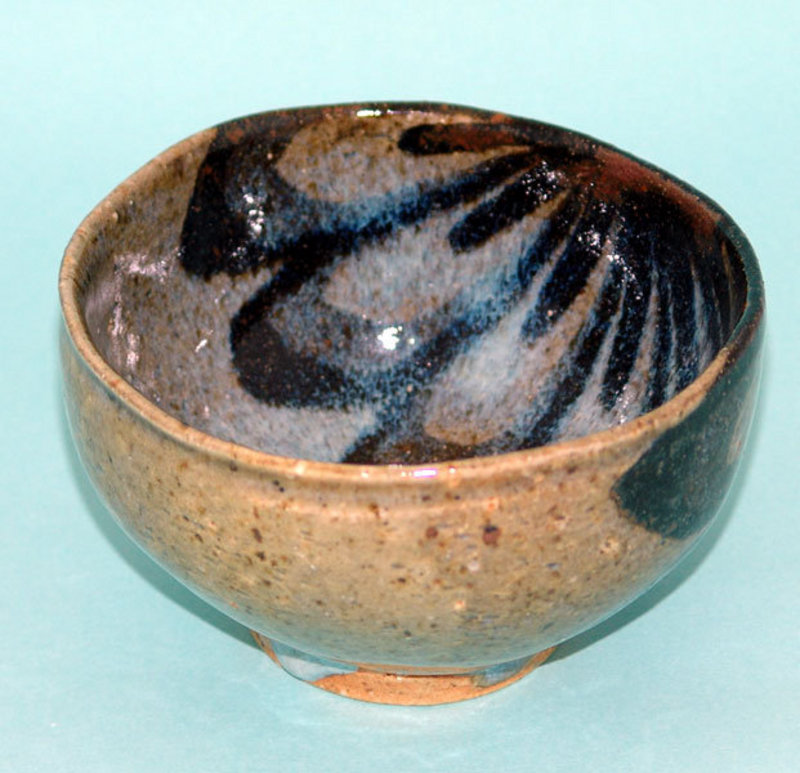 Modern Mingei Japanese Chawan Tea Bowl, Ueda Tsuneji