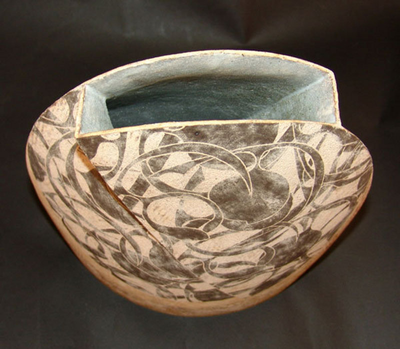 Large modern pottery Vase by Wada Morihiro