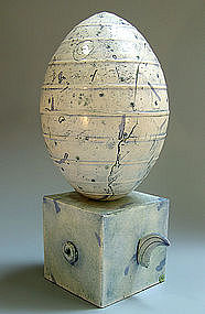 Modern Pottery Sculpture by Matsumoto Hideo