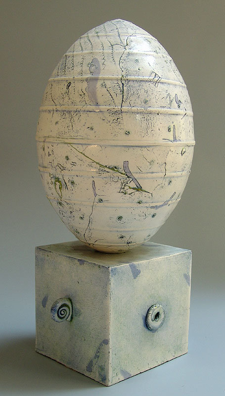Modern Pottery Sculpture by Matsumoto Hideo