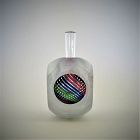 Vintage Paul Harrie Small Striped Studio Glass Perfume Bottle (1990)