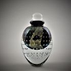 Signed and Dated 1992 Robert Eickholt Dichroic Glass Perfume Bottle
