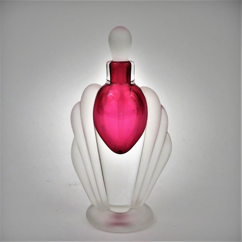 Orders 1996 Blown Glass Vintage Perfume Bottle