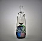 Buzz Blodgett Signed and Dated 1992 Sea Foam Glass Perfume Bottle