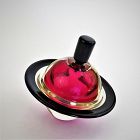 Vintage Correia Signed and Numbered Saturn Art Glass Perfume Bottle