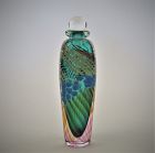 Signed and Dated 1989 Steven Main Studio Glass Perfume Bottle
