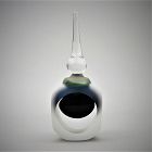 Vintage Vandermark Signed Gem Tone Art Glass Perfume Bottle