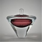 Vintage Brand & Greenberg Minimalist Sommerso  Perfume Bottle (1985)