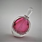 Buzz Blodgett Signed and Dated Sea Foam Studio Glass Perfume Bottle