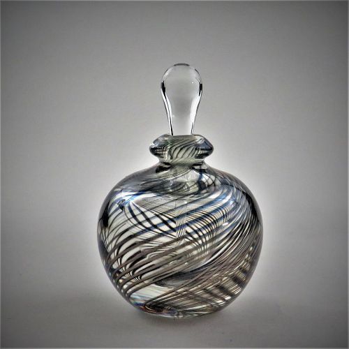 Early Vintage Robert Burch Studio Art Glass Perfume Bottle