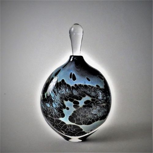 Vintage Robert Burch' Veil' Studio Glass Perfume Bottle