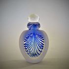 Vintage Signed and Dated James Clarke Studio Glass Perfume Bottle