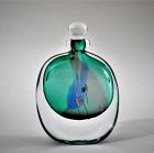 Vintage Chris Comins Signed Multi-Color Sommerso Studio Glass Perfume