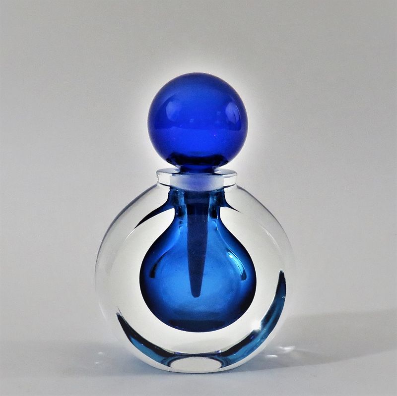 Correia Signed and Dated 1993 Art Glass Elite Mini Perfume Bottle (item  #1464885)