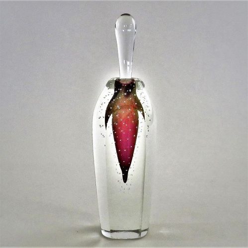 Vintage Fire Island Glass Studio (Michael LaBarbera) Perfume Bottle