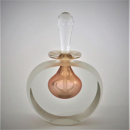 Early Mary Angus and William LeQuier Glass Perfume Bottle (1982)