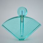 Vintage Max Leser Signed Quarter-Circle Studio Glass Scent Bottle