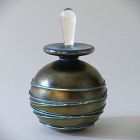 Early Elaine Hyde Aurene Studio Glass Perfume Bottle (1990)