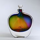 Chris Comins Multi-Color Sommerso Studio Glass Perfume Bottle (1990s)