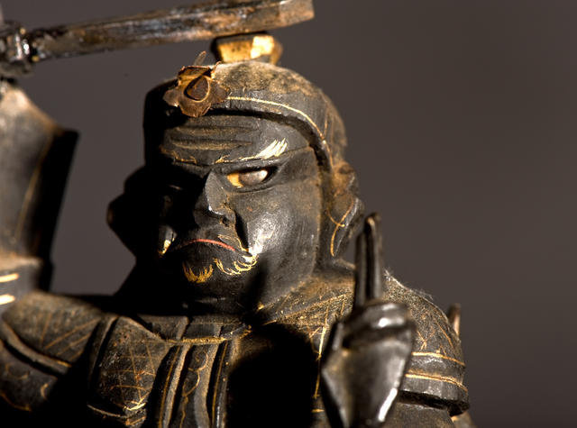 Antique and very rare Myoken Bosatsu Statue Edo Period