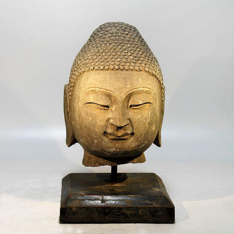 Chinese Buddha head from 1900