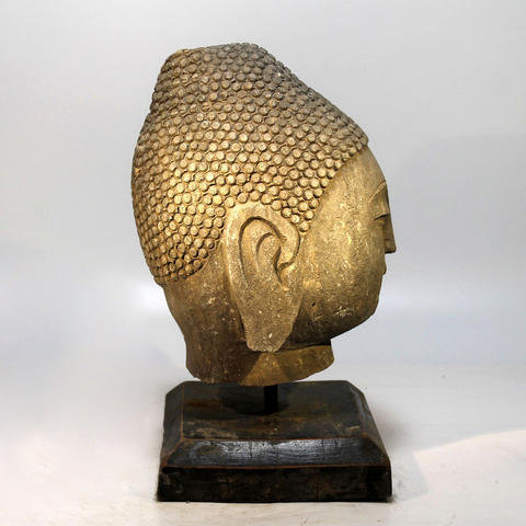 Chinese Buddha head from 1900