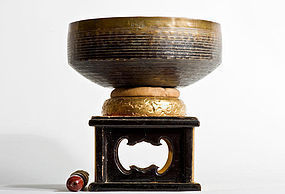 Buddhist Bronze Bell from 1860 Temple S¨­fuku-ji