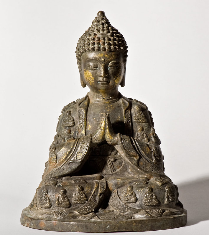 Bronze Buddha Tibeto-Chinese from 19th. century