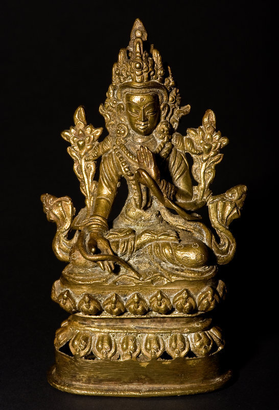 18th. century Sino Tibetan Bengal style bronze Buddha