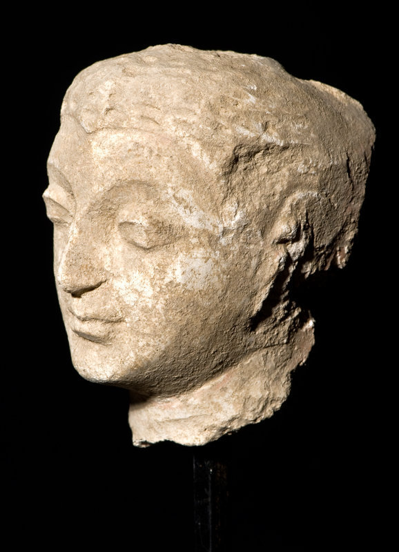Gandharan Stucco Buddha Head 300 A.D.