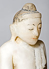 18th. century Burmese Alabaster Buddha Statue