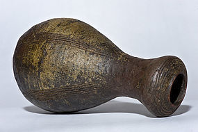 Early Momoyama Bizen Gourd (hisago) vase