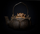 Cast Iron Tea kettle tetsubin from China with Kangxi Mark 17th cent