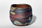 Japanese Bizen Masterpiece Chawan by great Hiroshi Toyofuku