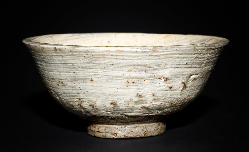 Very valuable Korai Hakeme Hira Chawan from the 16th century