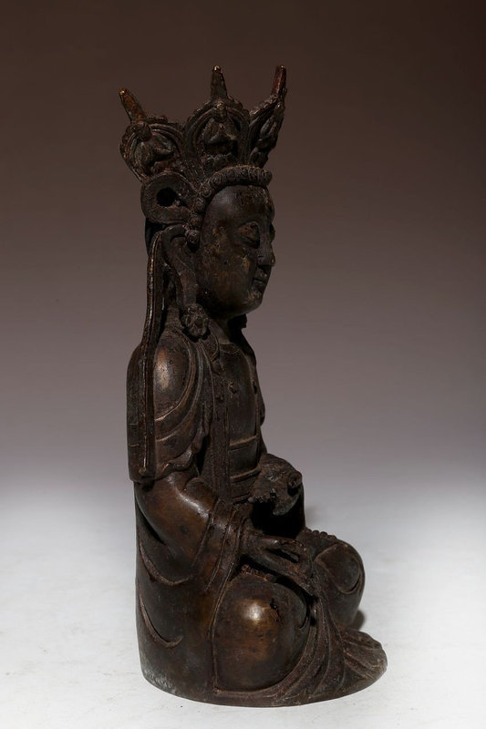 Early Qing Dynasty Bronze Buddha