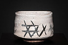 Shino-Oribe Chawan of late Momoyama / early Edo Period