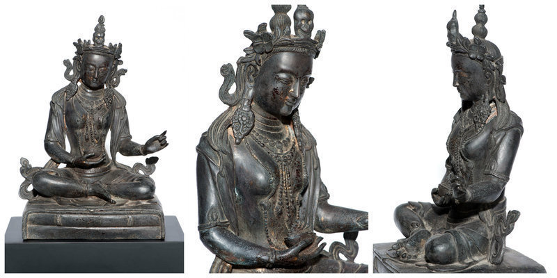Wonderful Chinese Bronze Buddha with Yongle Mark