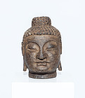Chinese Stone Buddha Head Ming Dynasty 5,7 kg
