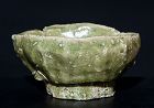 Japanese green Mino-Ware Tea Bowl Edo Period