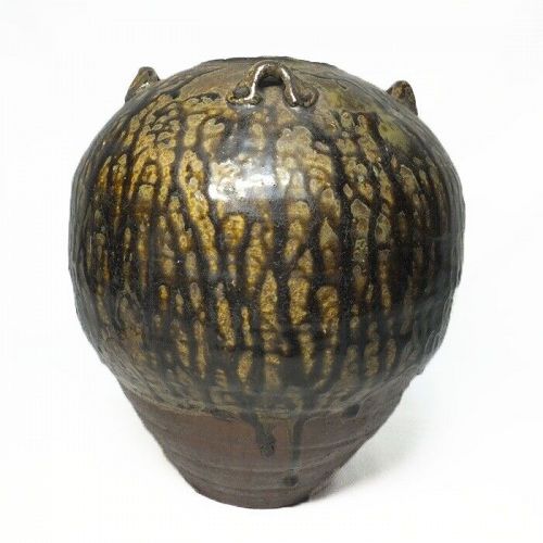 Ko-Tamba (Tanba) Tsubo Vase from the Momoyama Period 16th cent.