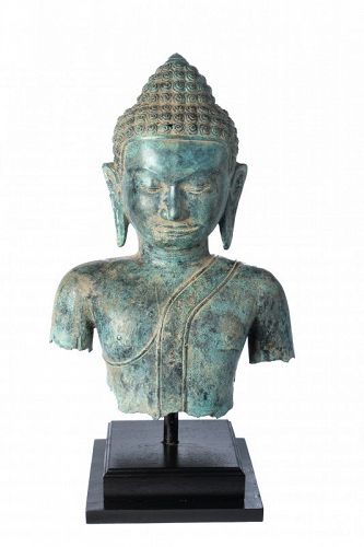 Ayutthaya Kingdom Thai Bronze Buddha Statue 18th century