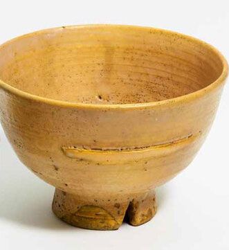 Ichimonji Utsushi Raku Chawan by greatest Hozen Eiraku