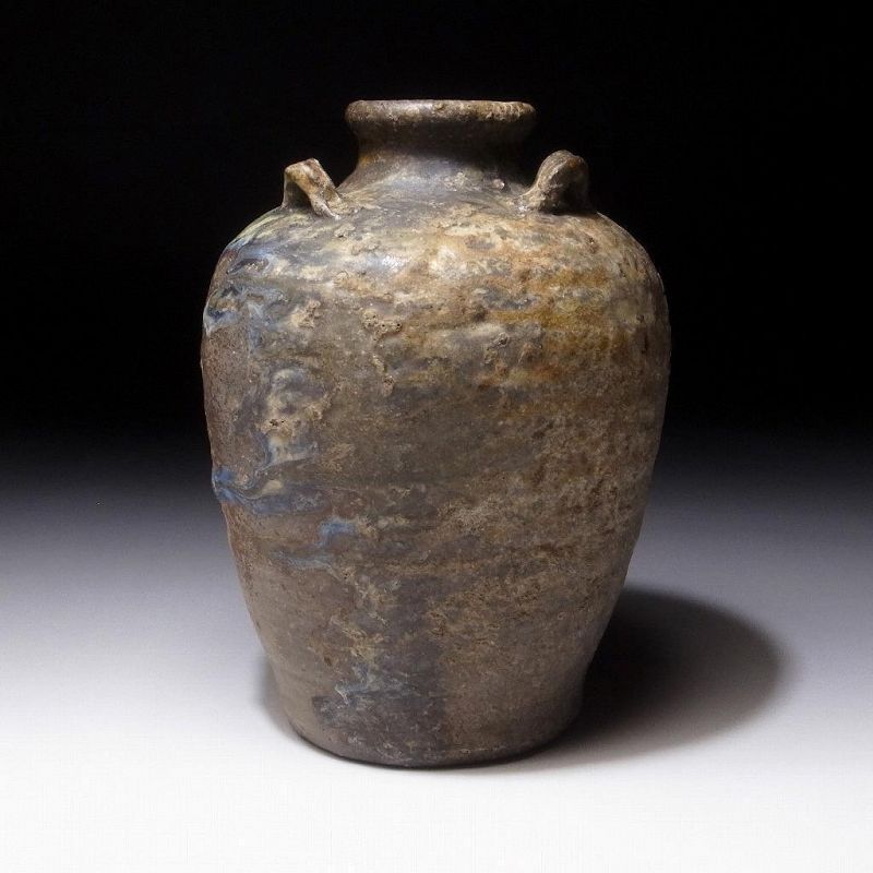Antique Japanese Edo Period Iga Vase