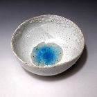 Artistic Kyo Tea Bowl by great Nakajima Yasushi
