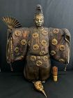 Large 19th century Bronze Majestic Okina Noh Statue