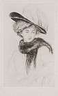 Gertrude Partington Albright, "Young Lady in Fur Stole"