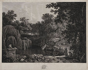 William Woollett, engraving, "Solitude," 1778